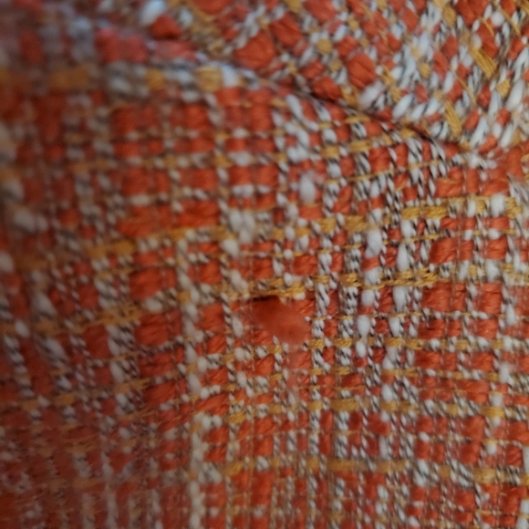 53- Jones Wear New York Front tie belt orange lined - Picture 4 of 9